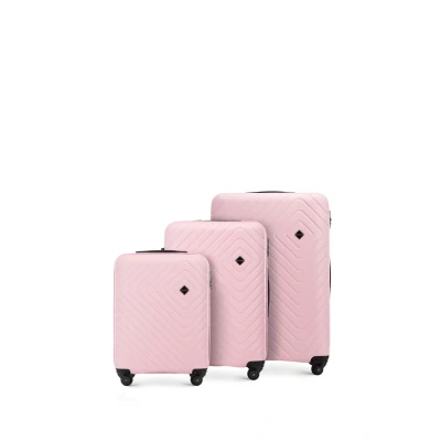 Imagen de Wittchen Luggage SET FROM ABS Juego de maletas, Mujer, Talla: One Size, Light pink