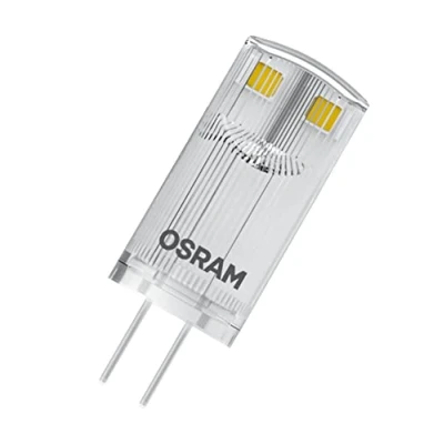 Imagen de OSRAM lámpara LED BASE, PIN con enchufe G4, 0,90 W, repuesto para bombilla convencional de 10 blanco cálido (2700 K), paquete 3