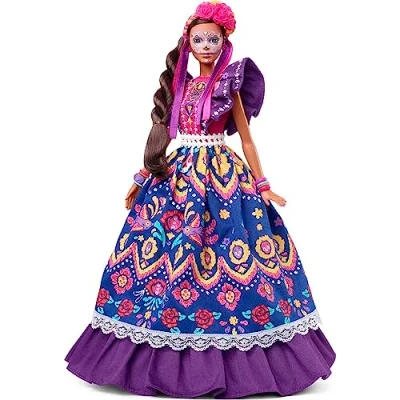 Imagen de Barbie Signature Día de Muertos, muñeca colección Juguete (Mattel HBY09)