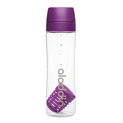 Imagen de Aladdin Infuse Botella Agua 0.7L Morado Infusión Extraíble Tapa Bidireccional Antifugas Para Facilitar la Limpieza Resistente a Manchas y Olores Libre de BPA Apta Lavavajillas