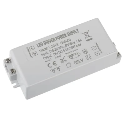 Imagen de EPLZON 12V 60W Transformador LED Controlador Electrónico 5A de Voltaje Constante Bajo Para iluminación luminarias