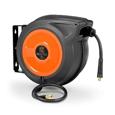Imagen de SuperHandy Carrete de manguera Aire Comprimido 3/8&quot; x 15m 300PSI/20BAR MAX largo prima comercial Fex híbrido polímero