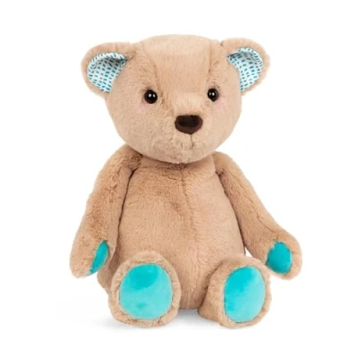 Imagen de B. softies Oso de Peluche Supersuave. Animal para bebés, niños pequeños, Lavable en la Lavadora 0 Meses + Happyhues Cara Mellow Bear