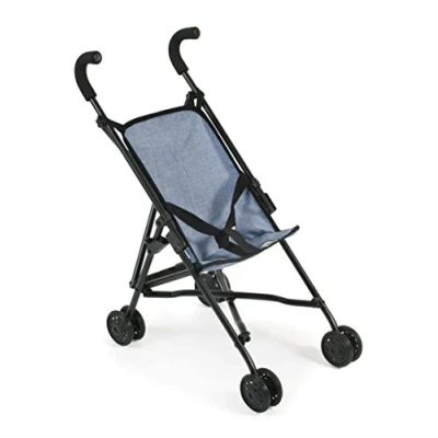 Imagen de Bayer Chic 2000 Cochecito de muñecas Roma, minicochecito, 50 x 29 57 cm, Color Azul Vaquero
