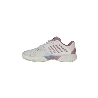 Imagen de K Swiss Express Light 3, Tenis Shoe Mujer, Wht Lilas Pastelturq, 41 EU