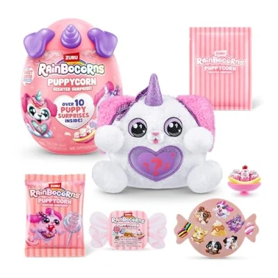 Imagen de Rainbocorns Puppycorn Scent Surprise, Poodle, by ZURU Surprise Unboxing Soft Toy, Scented Puppy Plush for Girls (Poodle)