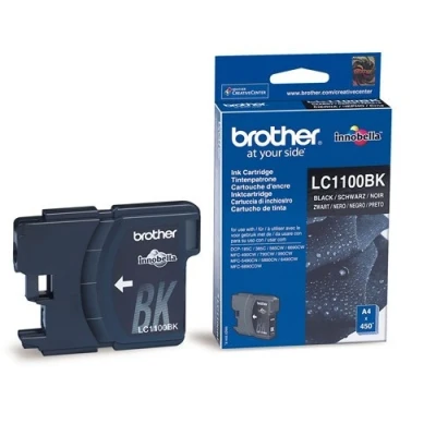 Imagen de Cartucho De Tinta Negro Brother Lc 1100bk