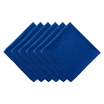 Imagen de DII Solid Napkin Set Colección, Algodón, Anchor Blue, 51 x cm, 6