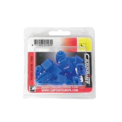 Imagen de CARPOINT 1623827 Conector aplastado azul celeste