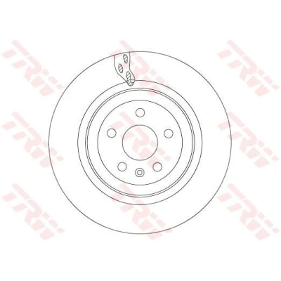 Imagen de TRW DF6702S Disco de freno 365 28 5 120 ventilado barnizado altamente carbonizado TESLA: Model S, X