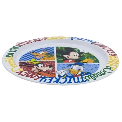 Imagen de Plato infantil reutilizable de plástico apto para microondas Mickey