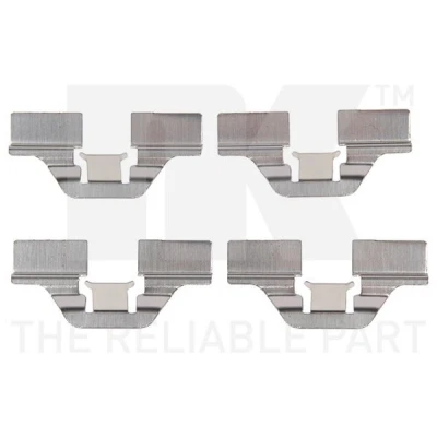 Imagen de NK 7947211 Kit de accesorios, pastillas frenos RENAULT: CLIO 3, Megane 3 Coupe, 4, SEAT: Ibiza 2, Alhambra I, AUDI: A3 Sportback