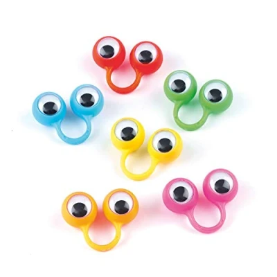 Imagen de Baker Ross Ojos Para Dedos (Paquete de 6) bolsas cotillón o piñatas infantiles, (P4373)