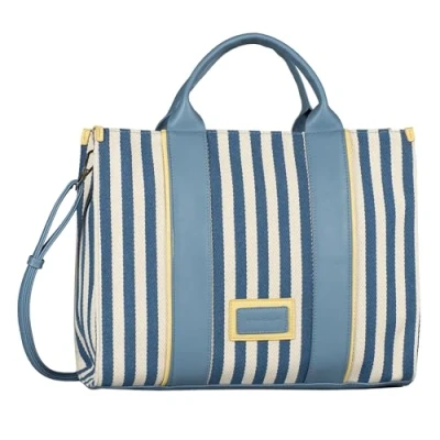 Imagen de TOM TAILOR Malie Bolso bandolera con cremallera para mujer, color azul, Fashion