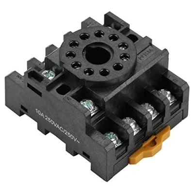 Imagen de PF113A Enchufe de la Base del Relé Potencia Zócalo Soporte 11 Pines para el JQX 10F JTX 2C