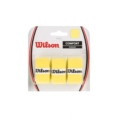 Imagen de Wilson Pro, Overgrips Raqueta Unisex Adulto, Amarillo, 3 Pack