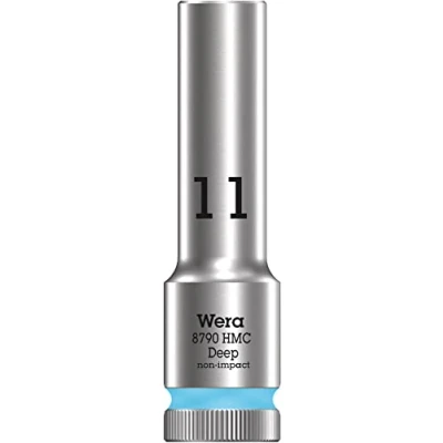 Imagen de WERA 05004551001 8790 HMC Deep 11,0 Llave de vaso larga con arrastre 1/2&quot;
