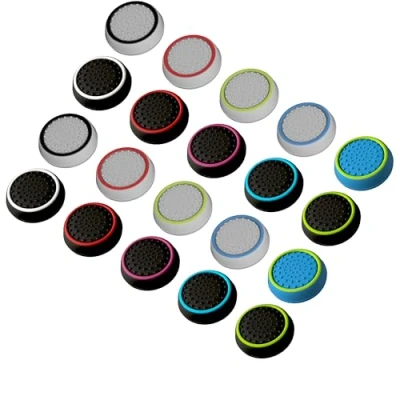 Imagen de MatoSan® Cubiertas de Agarre para el Mando Xbox One Serie X S Controller Thumpstick PS5 PS4 Sticks Joystick Accesorios Protección Playstation 5 4 (20 Piezas)