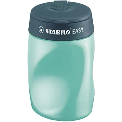 Imagen de Sacapuntas con depósito STABILO EASYsharpener Afila 3 diámetros distintos Color petróleo Modelo para diestros