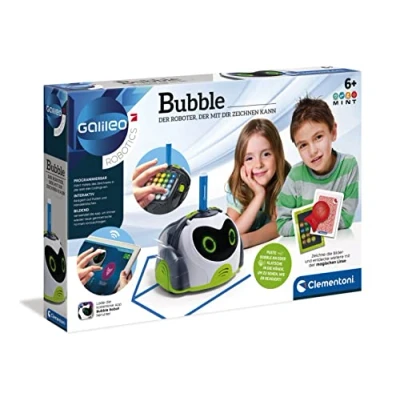 Imagen de Clementoni Galileo Bubble Robot programable para niños a Partir de 8 años, Multicolor, 9,3x41,8x27,8 (59231),Exclusivo en Amazon