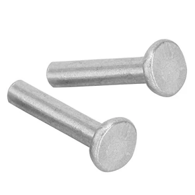 Imagen de 100 Unids Gb867 M4 Cabeza Plana de Aluminio Sólido Remaches Sujetadores(M4*20)
