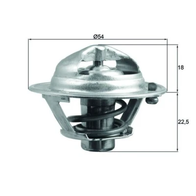 Imagen de MAHLE ORIGINAL TX 166 90D Termostato, refrigerante 90 54 con junta HYUNDAI: i40 Berlina, i30 I Hatchback, III KIA: cee‘d Hatchback