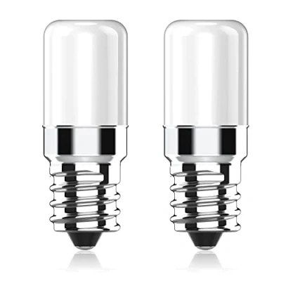 Imagen de Eco.Luma Bombilla LED para nevera E14, 2 W, equivalente a 20 halógeno, 6000 K, 170 lúmenes, casquillo pequeño lámpara nevera, de sal, máquina coser, lote
