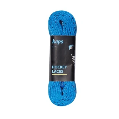 Imagen de Kaps Cordones de Poliéster Impermeables Fuerza Tensión Superior 190 daN Resistentes al Agua Para Patines Hockey sobre Hielo Azul y Marino 330cm
