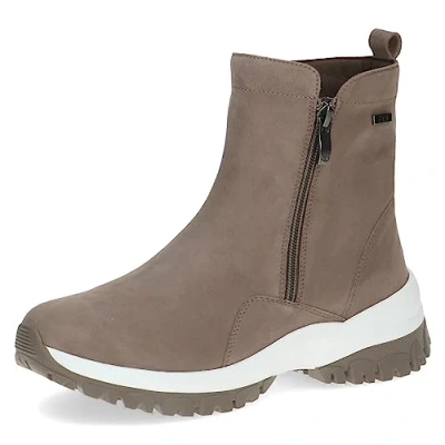 Imagen de CAPRICE 9 26204 41, Botines planos con cordones para Mujer, Marrón (Mud Suede), 42 EU