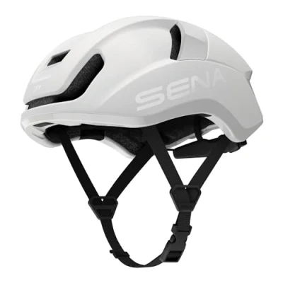 Imagen de Sena S1 Casco de Ciclismo Carretera con Mesh Intercom, Unisex Adult, Blanco Mate, M