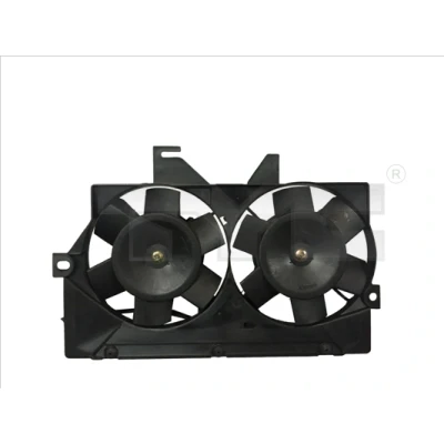 Imagen de TYC 810 0045 Ventilador de radiador 170 90 con bastidor (armazón) unidad control FORD: Transit Mk5 Camión plataforma/Chasis