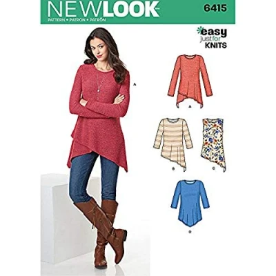Imagen de New Look Túnica de Punto Mujer Estampada. Talla: A (XS S M L XL), 6415