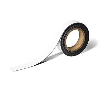 Imagen de Durable 170802 Cinta de identificación magnética, 5m x 30mm, puede ser cortada a cualquier tamaño, blanca