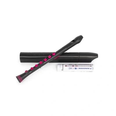 Imagen de Nuvo N320RDBPK Grabadora Plus con borde rosa, negro