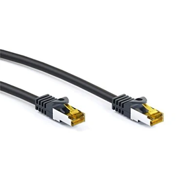 Imagen de Goobay RJ 45 CAT7 10m Cable de red (10 m, Cat7, S/FTP (S STP), 45, Negro)