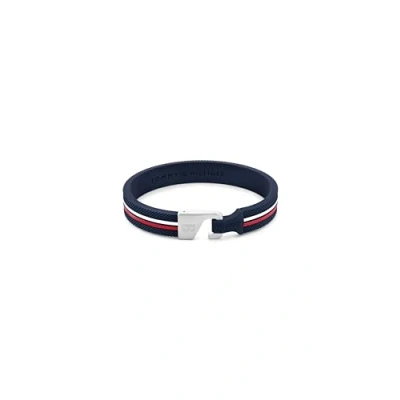 Imagen de Tommy Hilfiger Clark Pulsera silvercoloured/blue/red, Hombre, Talla: One Size, Silver coloured/blue/red