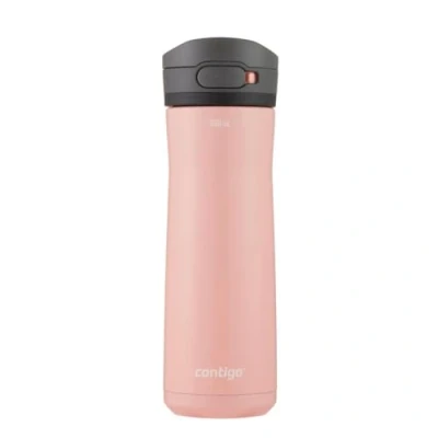 Imagen de Contigo Jackson Chill botella, botella grande de acero inoxidable y sin BPA, 100 % antiderrame, mantiene las bebidas frías hasta 24 hs; térmica para ciclismo, correr, excursiones, 590 ml