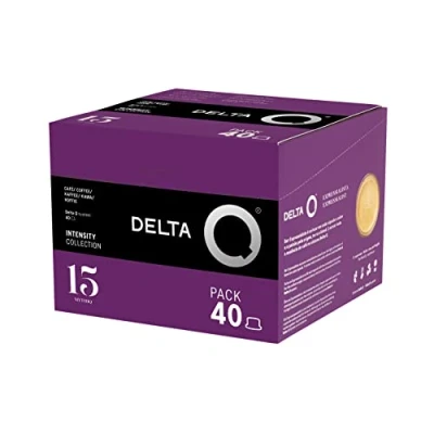 Imagen de Delta Q Cápsulas de Café Molido MythiQ Espresso Intenso con Notas Cacao, Chocolate, Nueces Tostadas Natural 40