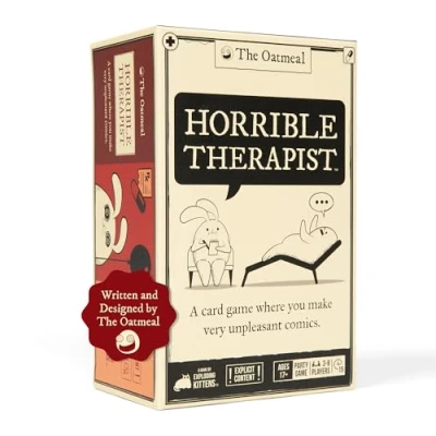Imagen de Exploding Kittens Horrible Therapist: Core Game Edition Hilarious Adult Card for 3 8 Players, Ages 17+ Party Games &amp; Family Night Fun