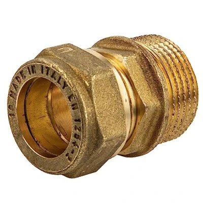 Imagen de tecuro Conector de anillo sujeción MS, atornillado con rosca cil 15 mm x 1/2 AG