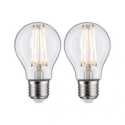 Imagen de Paulmann Bombilla LED E27 7W filamento 2.700K transparente paquete de 2