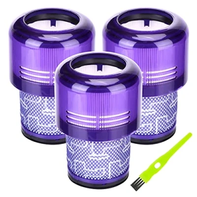 Imagen de Filtro V11 para Dyson 3 unidades de repuesto Absolute Animal Torque Drive V15 Detect SV14 aspiradora inalámbrico Reemplaza la pieza # 970013 02 y 97001302