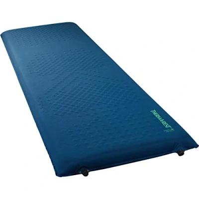 Imagen de Therm a Rest LuxuryMap Colchoneta de Dormir Espuma autoinflable para Camping, Grande, 25 x 77 Pulgadas, Color Azul Poseidón