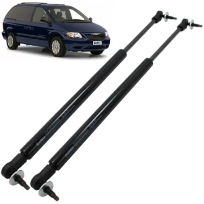 Imagen de 2 Piezas Resortes de Gas para Maletero Chrysler Voyager Grand RG RS 2000 2007 Puntales Soporte Barra Muelle Neumático PortóN Trasero