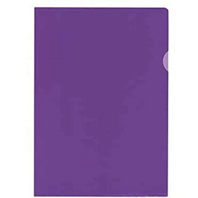 Imagen de Kangaro K 34009 PP Funda para documentos (DIN A4, granulado, transparente, extrafuerte, 120 µ), color violeta