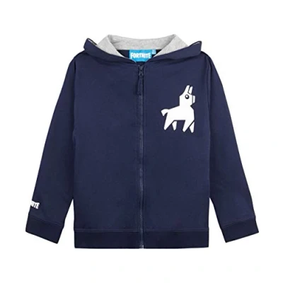 Imagen de Fortnite Chaqueta Sudadera con Capucha para Chicos Azul Marino 164