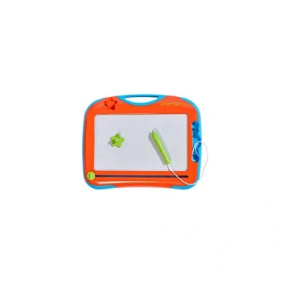 Imagen de Aquadoodle Minitablero de dibujo magnético TOMY Megasketcher, minibloc notas viaje con goma borrar mágica, juegos para niños 3 años o más, 14 cm longitud, multicolor