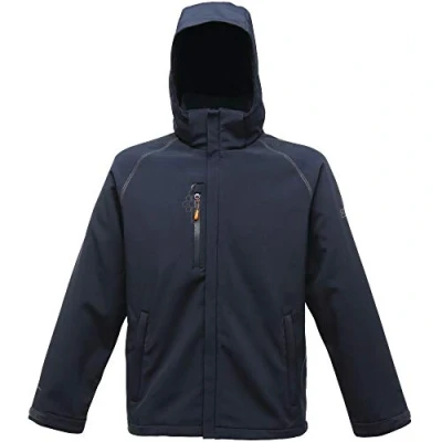 Imagen de Regatta Repeller Hooded Softshell Chaqueta, Azul (Navy), L Hombres