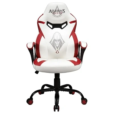 Imagen de Subsonic Assassin&#039;S Creed Silla Gaming Junior Asiento Gamer para Escritorio Sillon de Oficina Blanca Licencia Oficial