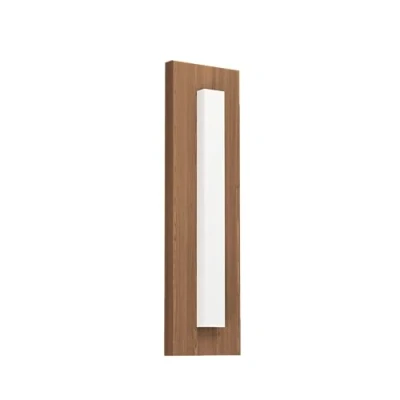 Imagen de EGLO Aplique LED de exterior Bitetto en look madera